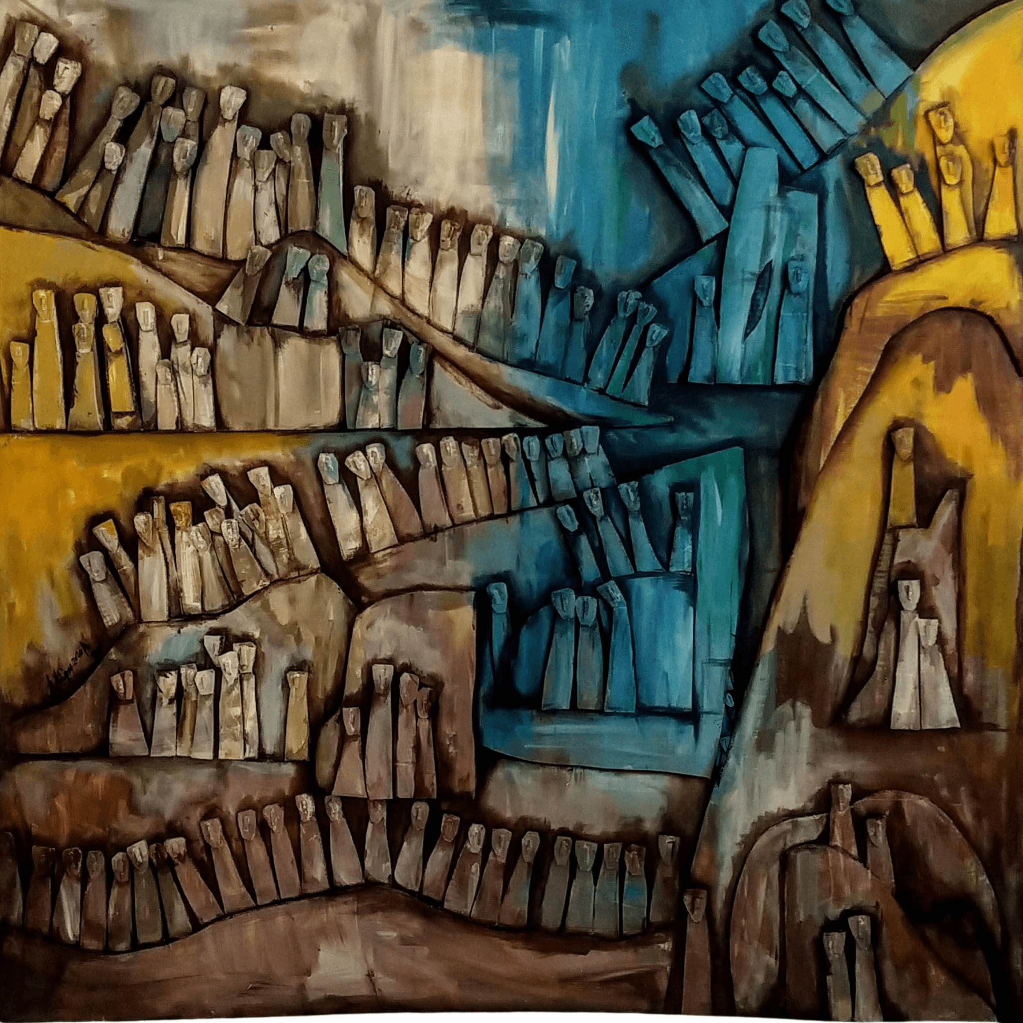 Obra em destaque de Elizabeth Cyrne